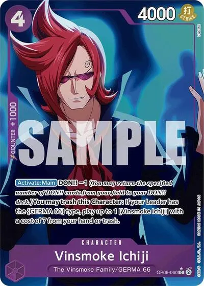 Carta OP06-060 Vinsmoke Ichiji (OP06-060) (Full Art)