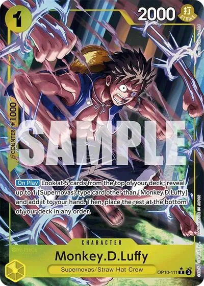 Carta OP10-111 Monkey.D.Luffy (111) (Parallel)