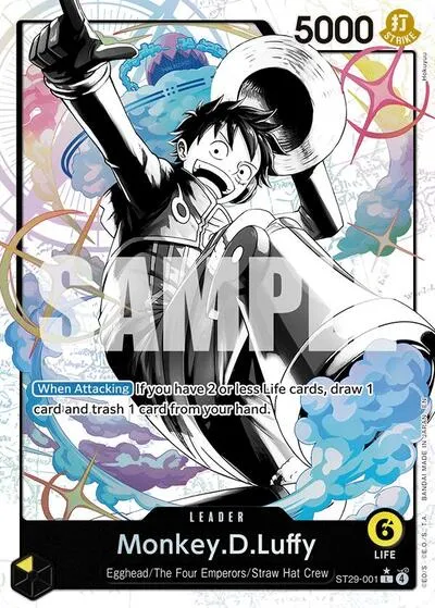 Carta ST29-001 Monkey.D.Luffy (001) (Parallel)