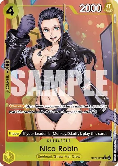 Carta ST29-009 Nico Robin (Full Art)