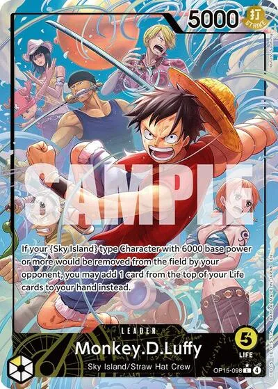 Carta OP15-098 Monkey.D.Luffy (OP15-098) (Alternate Art)